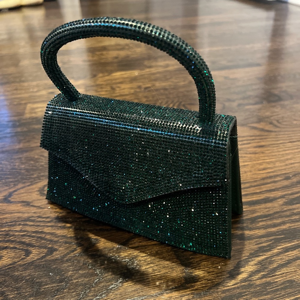mini sparkly clutch